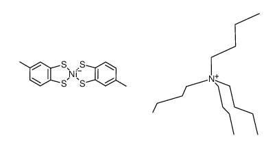 四丁铵双(4-甲基-1,2-苯二硫醇基)镍酸盐图片