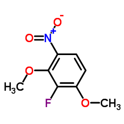 2-Fluoro-1,3-dimethoxy-4-nitrobenzene structure