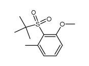 2-(tert-butylsulfonyl)-1-methoxy-3-methylbenzene结构式