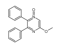 2,3-diphenyl-5-methoxypyrazine 1-oxide结构式