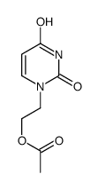 1-[2-(乙酰基氧基)乙基]-2,4(1H,3H)-嘧啶二酮结构式