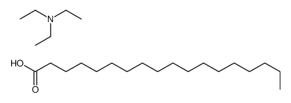 stearic acid, compound with triethylamine (1:1) structure