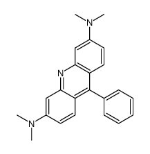 3-N,3-N,6-N,6-N-tetramethyl-9-phenylacridine-3,6-diamine结构式