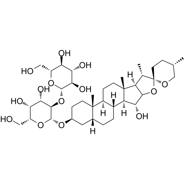 知母皂苷III结构式