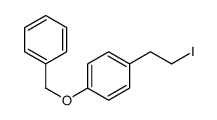 1-((4-(2-碘乙基)苯氧基)甲基)苯结构式