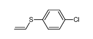 p-chlorophenyl vinyl sulfide结构式