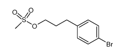 3-(4-bromophenyl)propyl methanesulphonate Structure