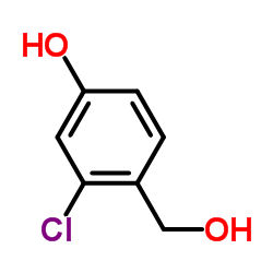 3-氯-4-(羟基甲基)苯酚结构式