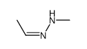 Acetaldehyde methyl hydrazone Structure