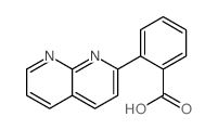 2-(1,8-萘啶-2-基)苯甲酸结构式