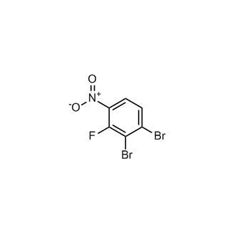 1,2-二溴-3-氟-4-硝基苯结构式