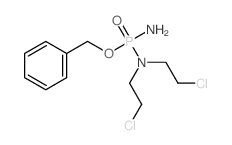N-(amino-phenylmethoxy-phosphoryl)-2-chloro-N-(2-chloroethyl)ethanamine结构式