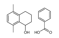benzoic acid,5,8-dimethyl-1,2,3,4-tetrahydronaphthalen-1-ol结构式