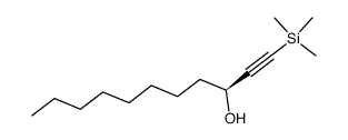 (S)-1-trimethylsilyl-1-undecyn-3-ol结构式