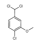 1-chloro-4-dichloromethyl-2-methoxy-benzene结构式