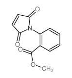 methyl 2-(2,5-dioxopyrrol-1-yl)benzoate结构式