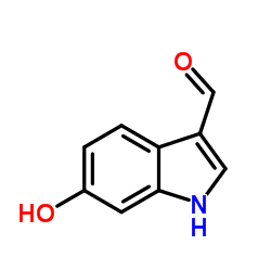 6-羟基-1H-吲哚-3-甲醛结构式