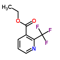 2-(三氟甲基)烟酸乙酯结构式