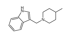 3-[(4-Methylpiperidino)methyl]-1H-indole Structure