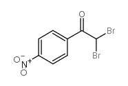 2,2-二溴-1-(4-硝基苯基)-1-乙酮结构式