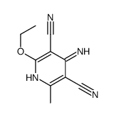 3,5-Pyridinedicarbonitrile,4-amino-2-ethoxy-6-methyl-(9CI) Structure