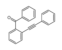 phenyl-[2-(2-phenylethynyl)phenyl]methanone结构式