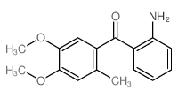 Methanone,(2-aminophenyl)(4,5-dimethoxy-2-methylphenyl)- Structure