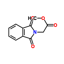 2-(1,3-二氧代异吲哚啉-2-基)乙酸甲酯结构式