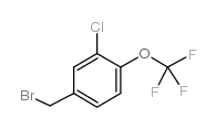 3-chloro-4-(trifluoromethoxy)benzyl bromide Structure