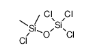 1,1,1,3-tetrachloro-3,3-dimethyldisiloxane结构式