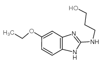 3-(5-乙氧基-1H-苯并咪唑-2-氨基)-丙烷-1-醇结构式