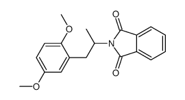 2-[1-(2,5-dimethoxyphenyl)propan-2-yl]isoindole-1,3-dione结构式