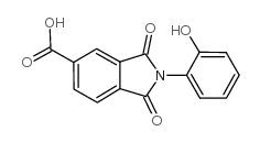 2-(2-羟基苯基)-1,3-二氧代异吲哚啉-5-羧酸结构式