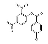 4-Chlorobenzoic acid 2,4-dinitrophenyl ester结构式