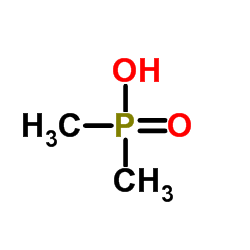 Dimethylphosphinic acid structure