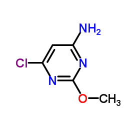 4-氨基-6-氯-2-甲氧基嘧啶结构式