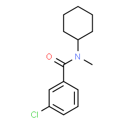 3-Chloro-N-cyclohexyl-N-methylbenzamide Structure