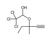 2,2,2-trichloro-1-(3-methylpent-1-yn-3-yloxy)ethanol Structure