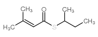 sec-butyl-3-methyl but-2-ene thioate structure