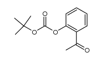 2-(tert-butoxycarbonyloxy)acetophenone结构式