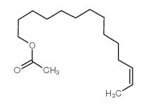 (Z)-十四碳-12-烯-1-基乙酸酯结构式