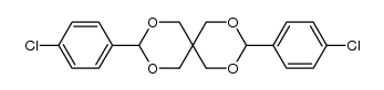 3,9-di(p-chlorophenyl)-2,4,8,10-tetraoxaspiro[5.5]undecane结构式