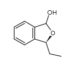 3-ethyl-1-hydroxy-2-oxaindan结构式