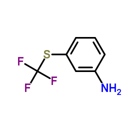 3-(三氟甲基硫代)苯胺结构式