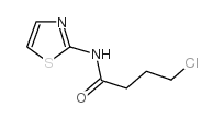 4-氯-N-(1,3-噻唑)丁酰胺结构式