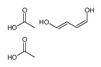 1,3-Butadiene-1,4-diol, diacetate Structure