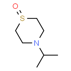 Thiomorpholine, 4-(1-methylethyl)-, 1-oxide (9CI) Structure