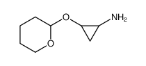2-((TETRAHYDRO-2H-PYRAN-2-YL)OXY)CYCLOPROPANAMINE Structure