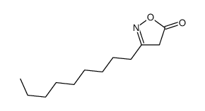 3-nonyl-4H-1,2-oxazol-5-one结构式