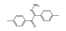 4,4'-dimethylbenzil monohydrazone Structure